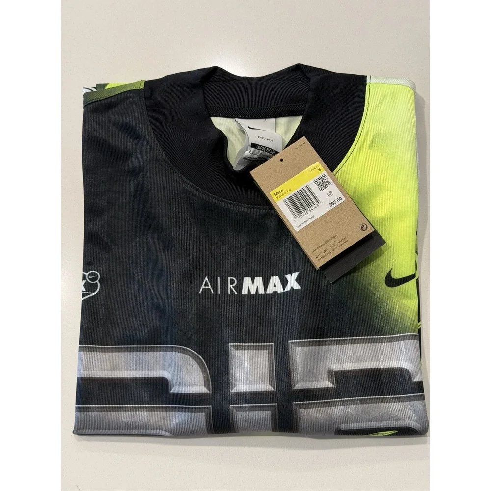 Nike Culture of Football Air Max 95 Dri-FIT Soccer Jersey Men's S Volt